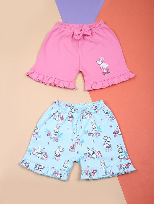 kids pack of 2 printed shorts - 21610836 -  Standard Image - 0