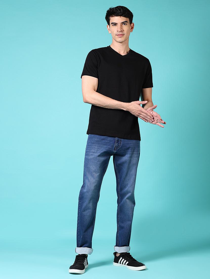 men solid short sleeve t-shirt - 21610897 - Standard Image - 3