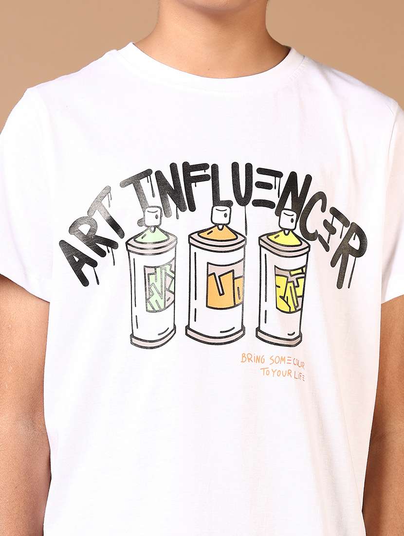 boys printed short sleeve t-shirt - 21611017 -  Standard Image - 5
