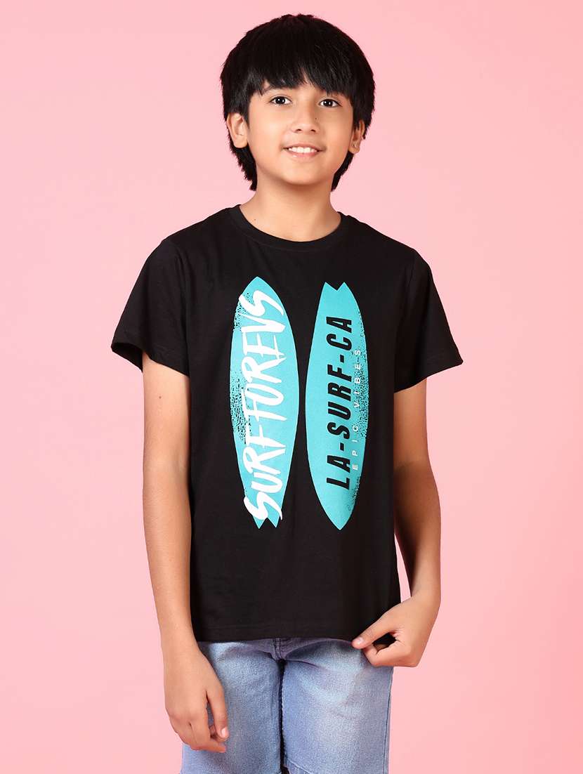boys short sleeves printed t-shirt