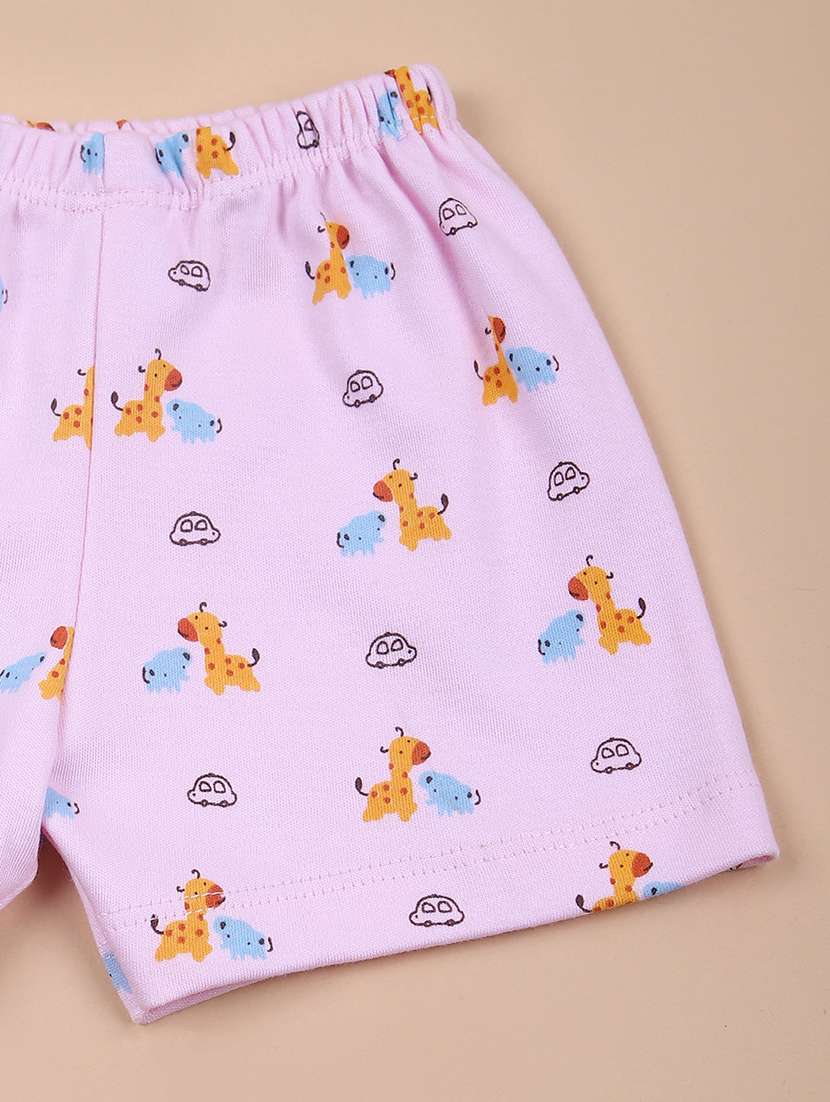 kids pack of 2 printed t-shirt and short set - 21611295 -  Standard Image - 3