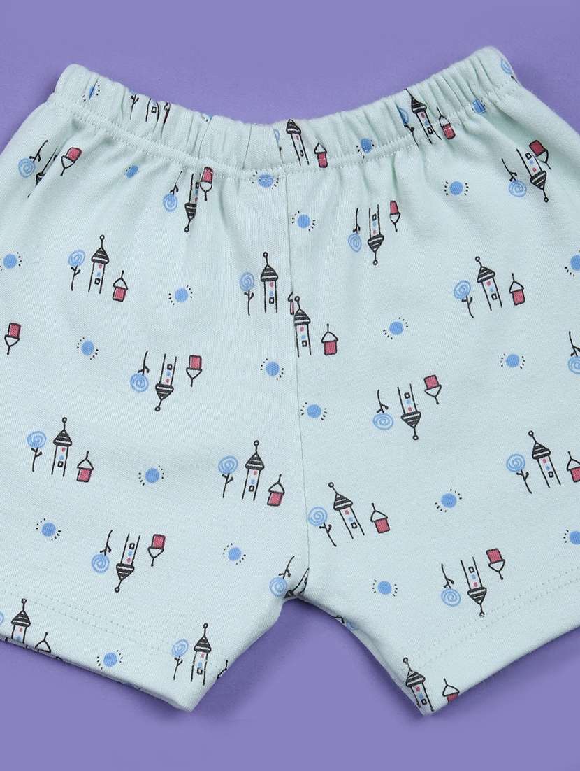 kids pack of 2 printed t-shirt and short set - 21611296 -  Standard Image - 5