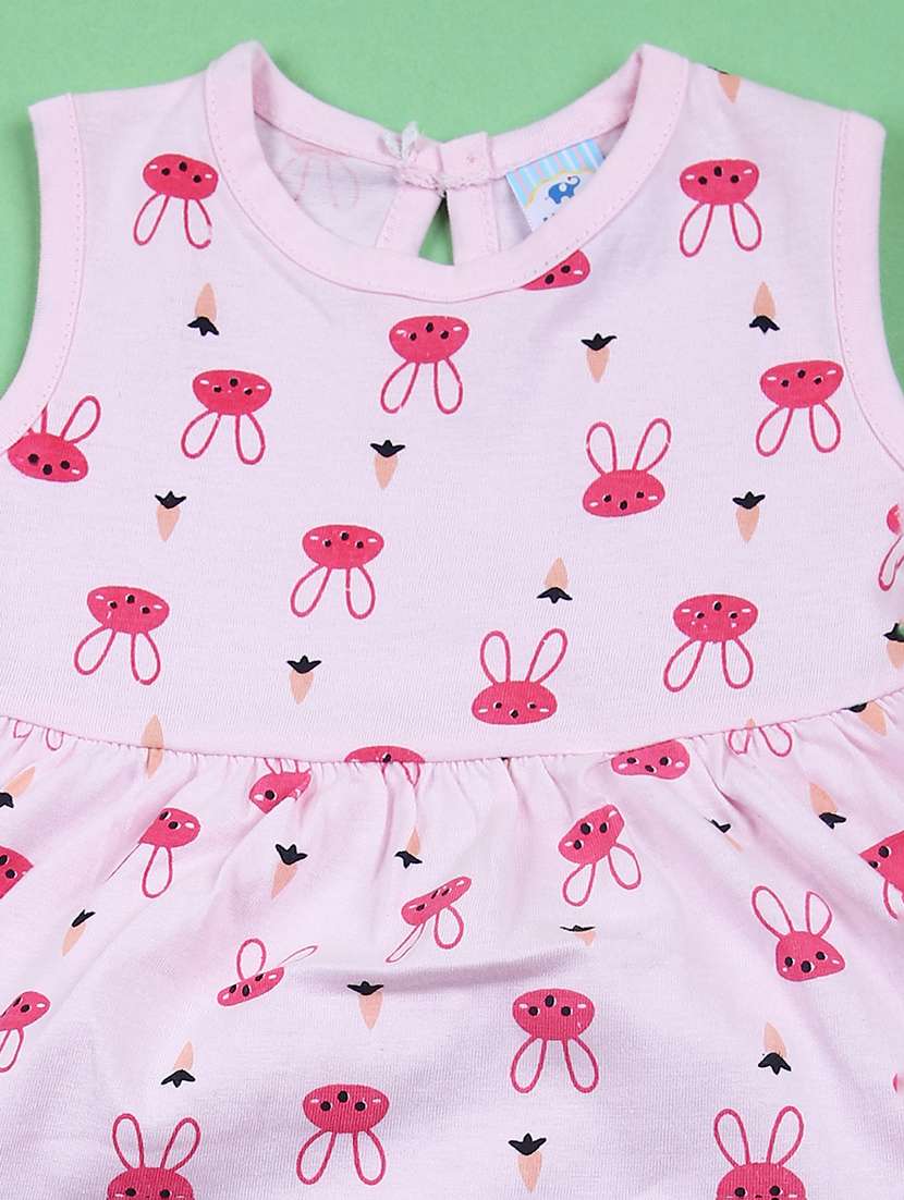 girls pack of 3 printed frocks - 21611311 -  Standard Image - 3