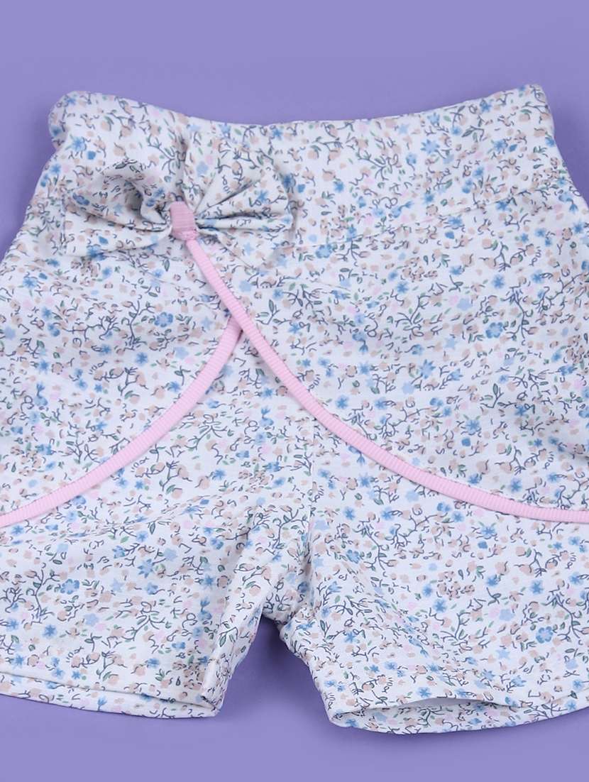 girls printed top and shorts set - 21611364 -  Standard Image - 3