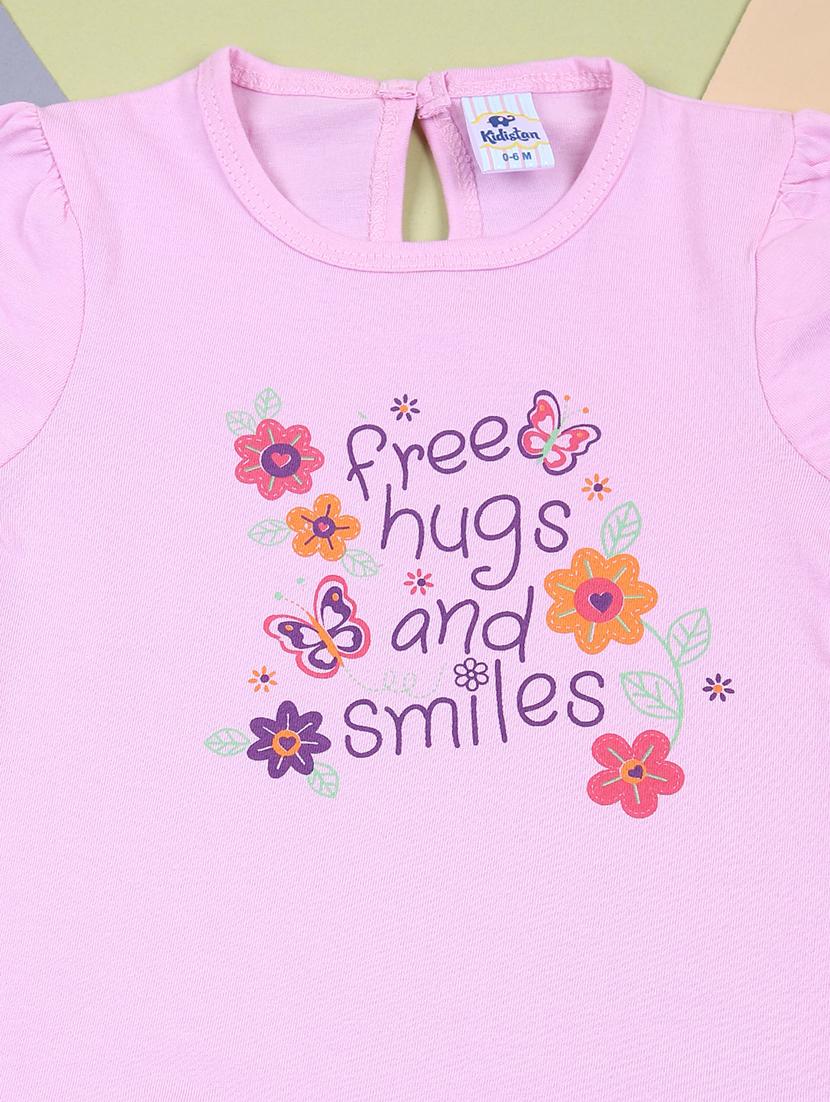 kids printed t-shirt & shorts set - 21611366 - Standard Image - 3
