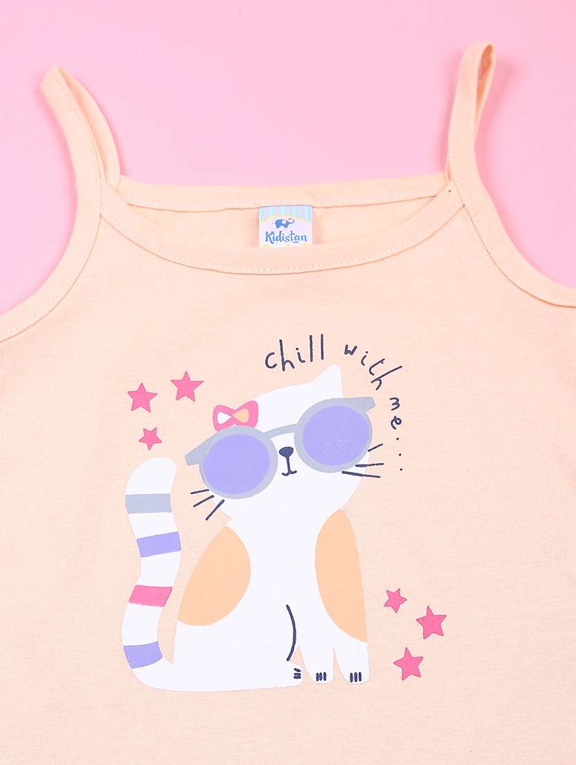 kids pack of 2 printed t-shirt & shorts set - 21611421 - Standard Image - 3