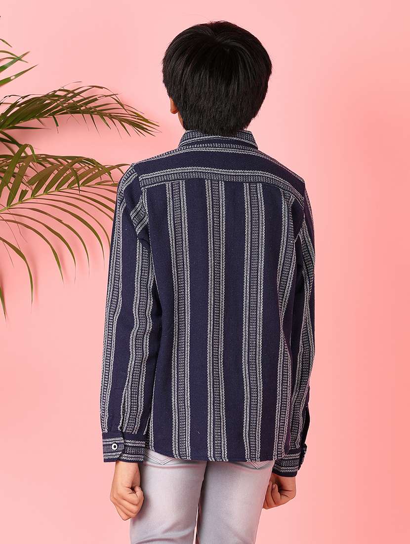 boys long sleeves striped shirt - 21611468 -  Standard Image - 3