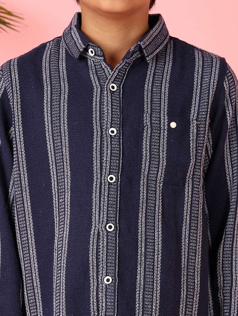 boys long sleeves striped shirt - 21611468 -  Standard Image - 5