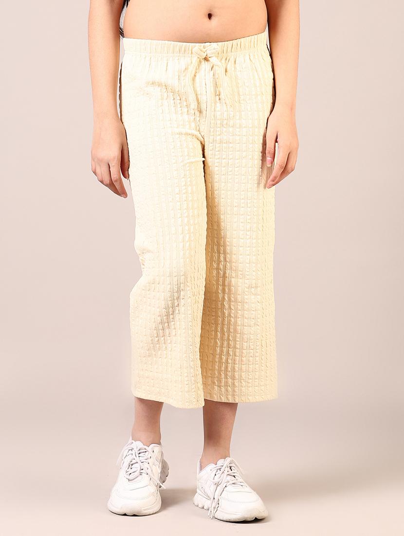 girls self design mid rise trouser - 21611506 - Zoom Image - 0