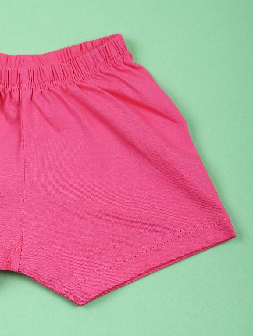 girls pack of 2 printed shorts sets - 21611602 - Standard Image - 3