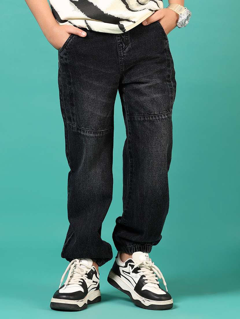 boys solid mid rise relaxed fit jean - 21611771 -  Standard Image - 3