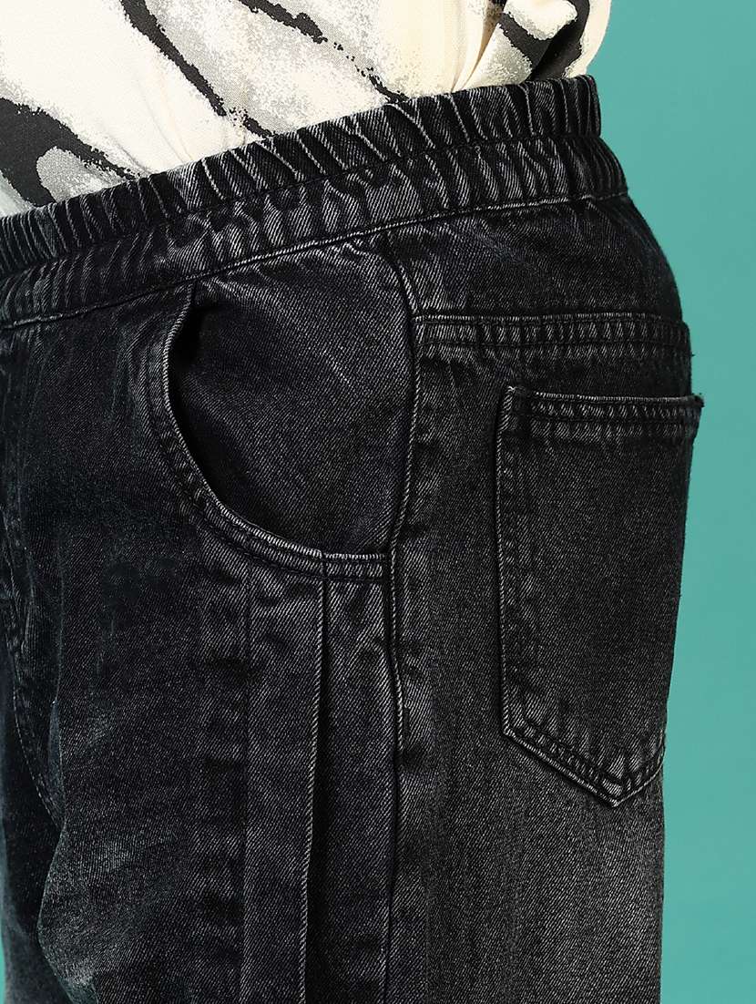 boys solid mid rise relaxed fit jean - 21611771 -  Standard Image - 5