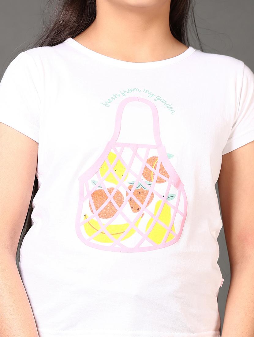 girls printed short sleeves tee - 21611790 - Standard Image - 5