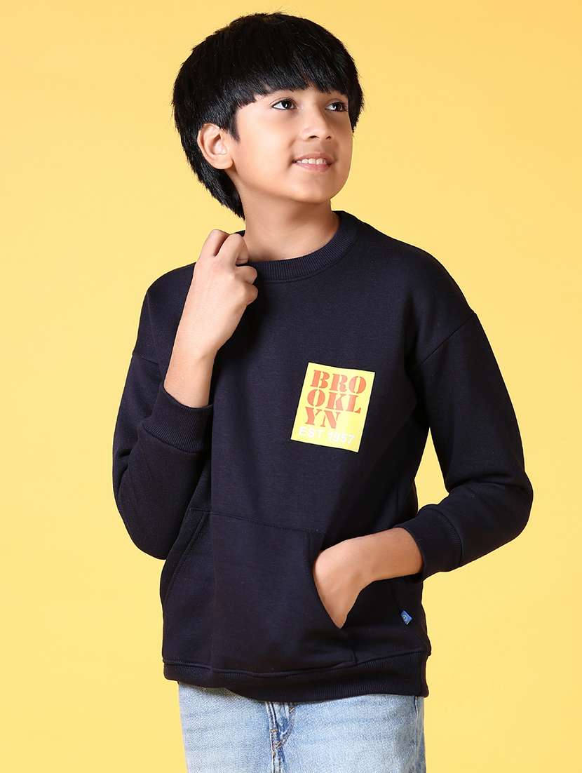 Boys Back Print Long Sleeve Sweatshirt - 21611797 -  Standard Image - 3