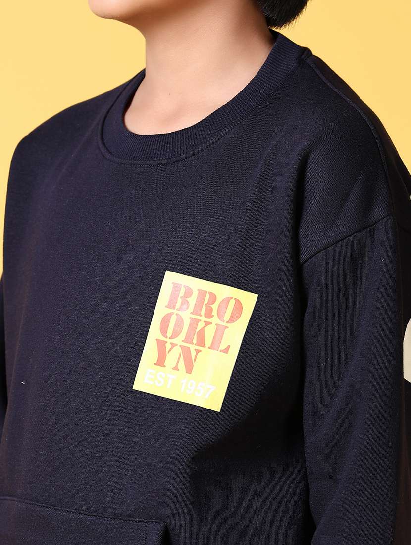 Boys Back Print Long Sleeve Sweatshirt - 21611797 -  Standard Image - 5