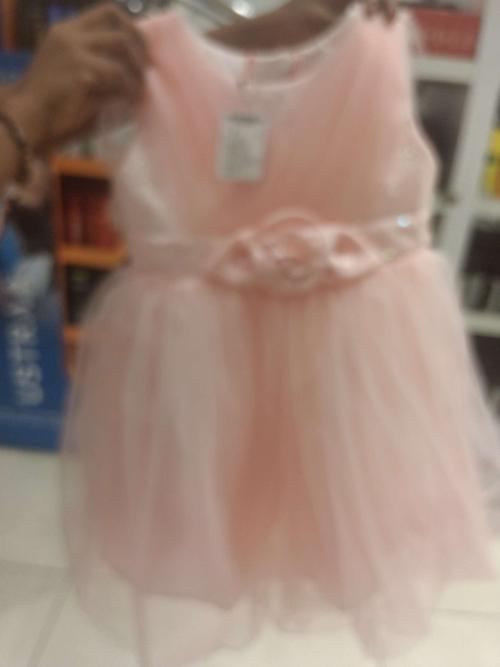 pink net frock - 21611900 - Standard Image - 0