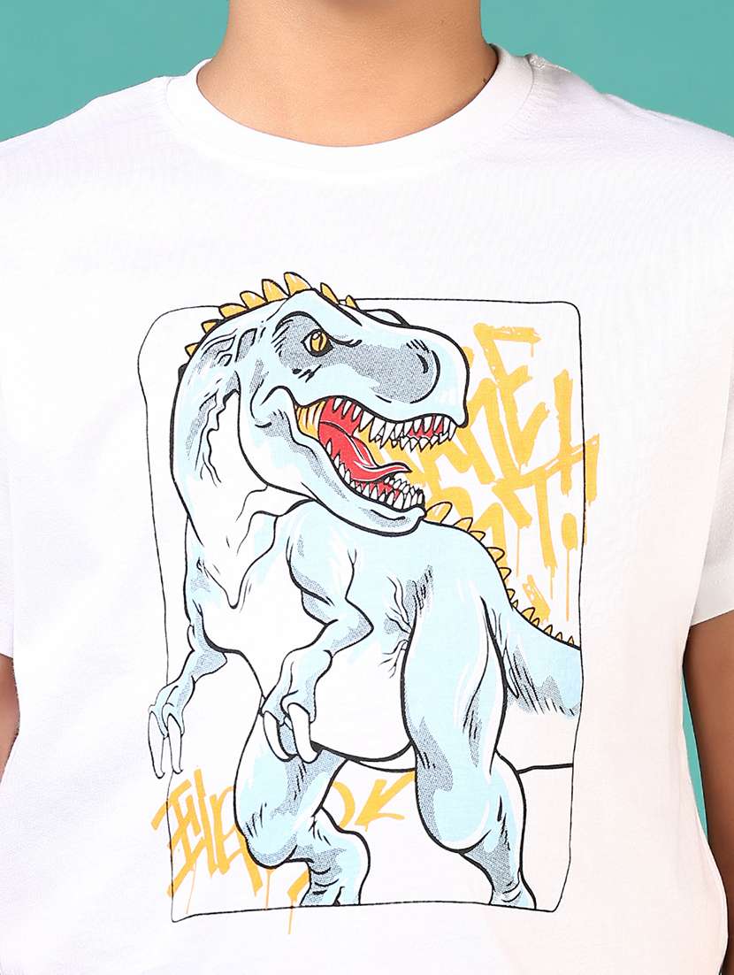 boys printed short sleeve t-shirt - 21611979 -  Standard Image - 5