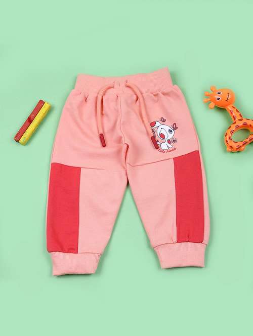 kids mid rise printed jogger