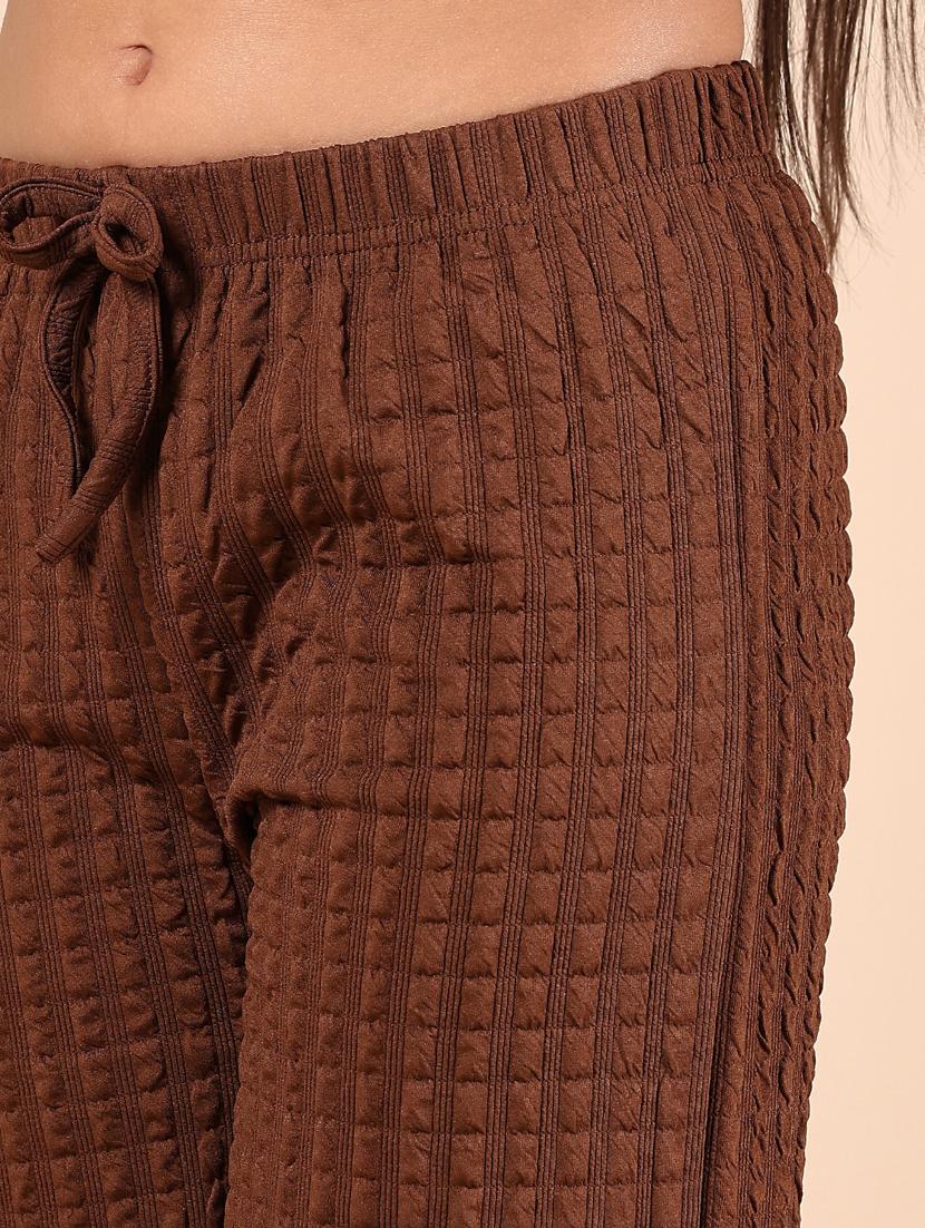 girls textured mid rise palazzo trouser - 21612034 - Standard Image - 5