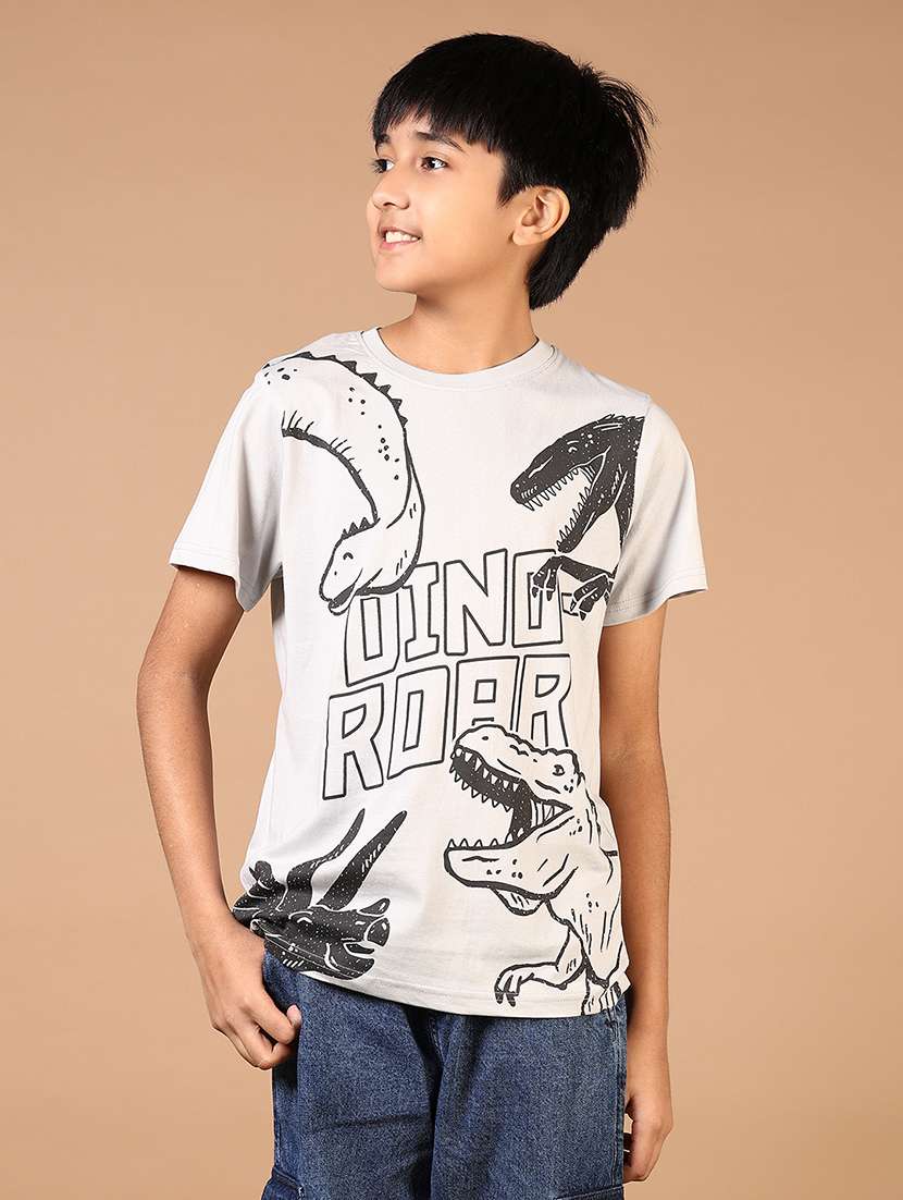 boys printed short sleeve t-shirt - 21612127 - Zoom Image - 0