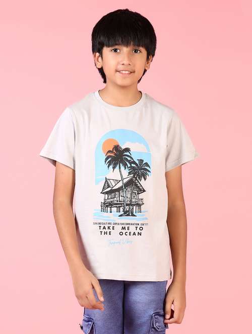 boys short sleeves printed t-shirt - 21612128 -  Standard Image - 0