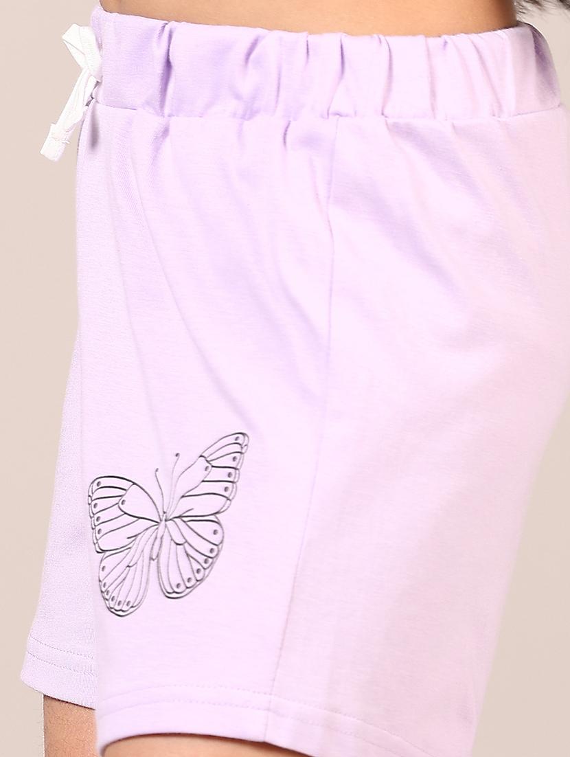 girls printed shorts twin sets - 21612133 - Standard Image - 5