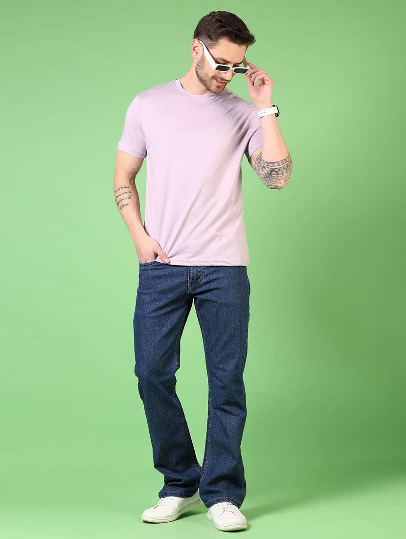 men short sleeves plain t-shirt - 21612206 -  Standard Image - 3