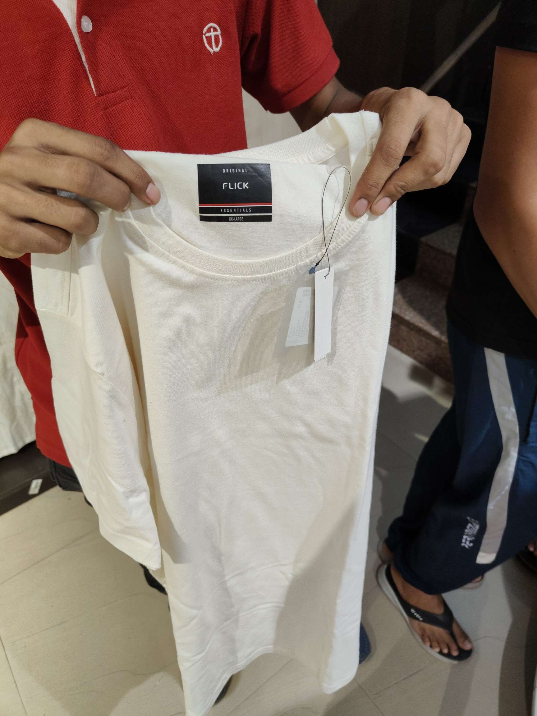 off white cotton tshirt - 21612207 - Zoom Image - 0