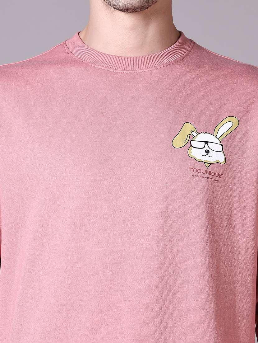 men long sleeves front & back print sweatshirt - 21612934 -  Standard Image - 5