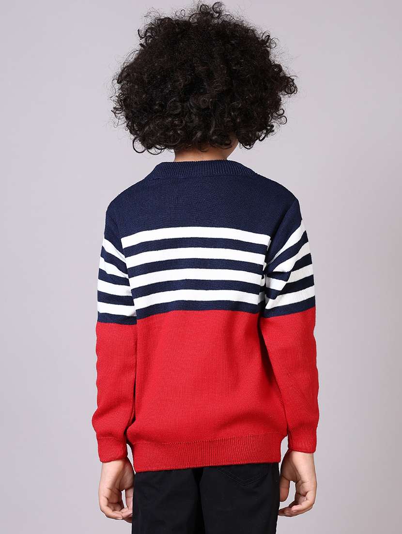 kids long sleeves striped sweater - 21612936 -  Standard Image - 3