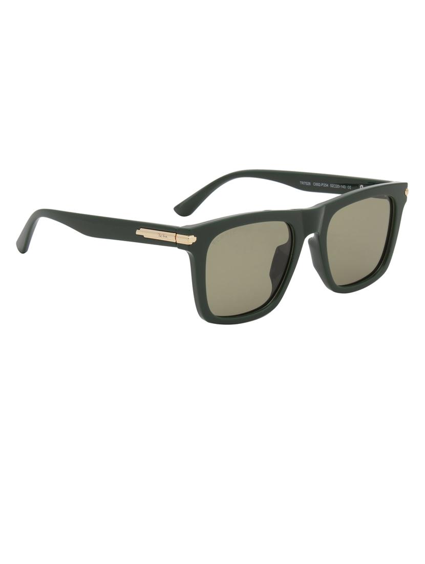 ted smith iconic square polarized brown graded sunglasses for mens womens - 21613071 - Standard Image - 3