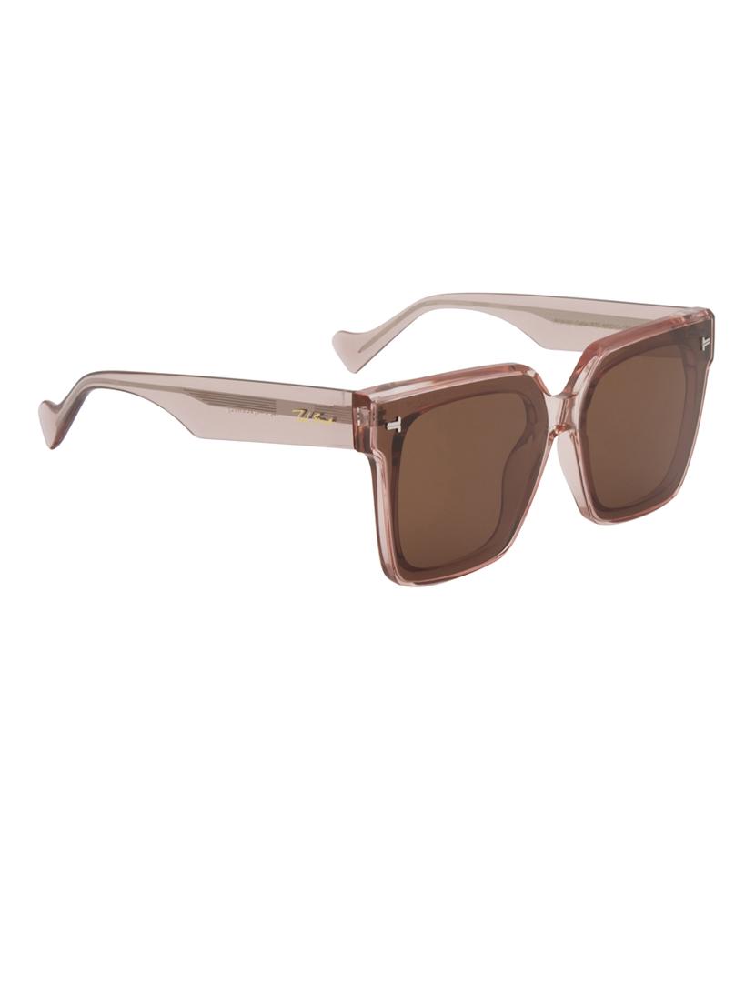 ted smith iconic square polarized grey sunglasses for mens womens - 21613087 - Standard Image - 3
