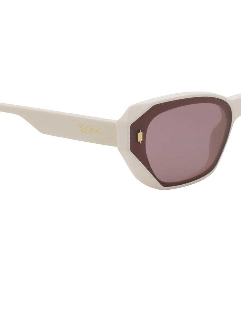 ted smith iconic cateye polarized pink sunglasses for mens womens - 21613096 - Standard Image - 5