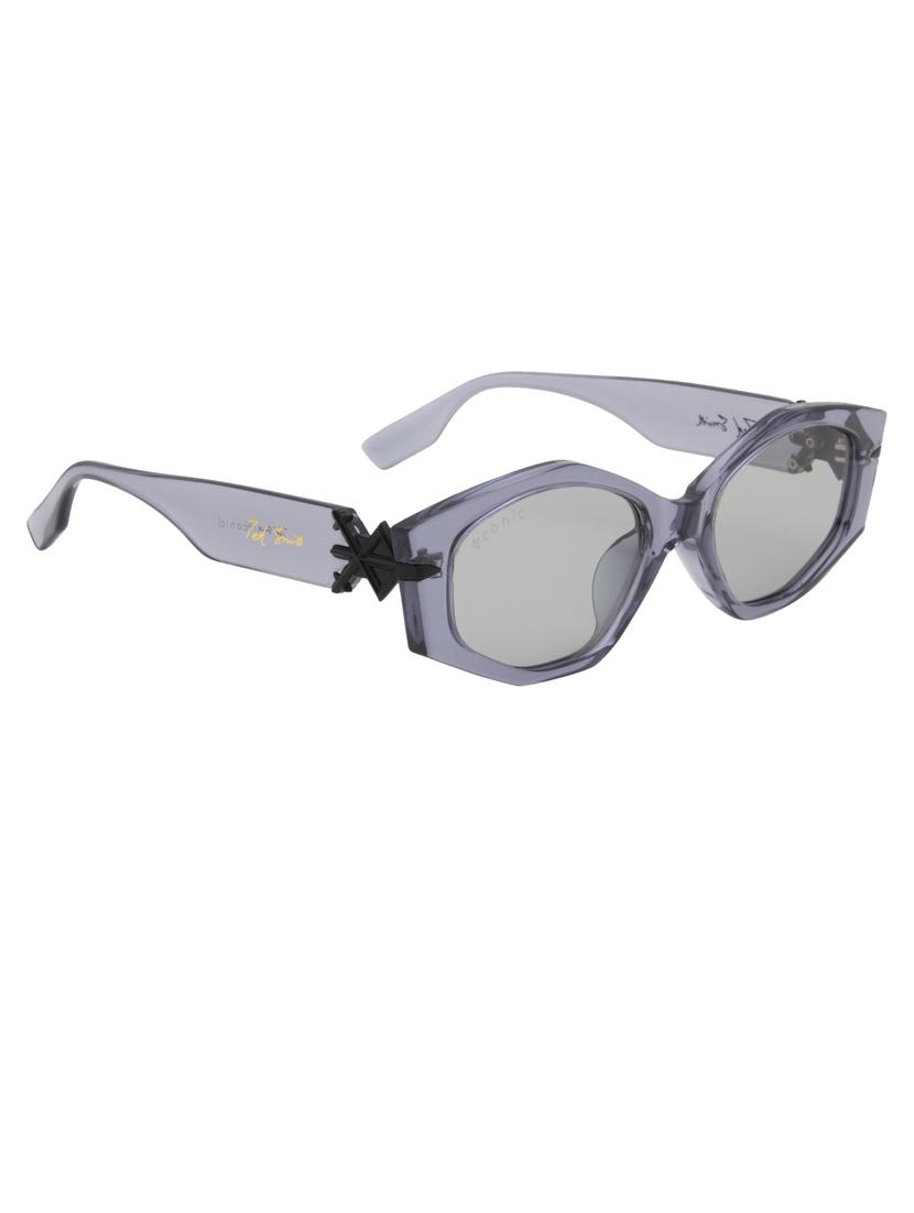 ted smith iconic cateye black sunglasses for womens - 21613098 - Standard Image - 3