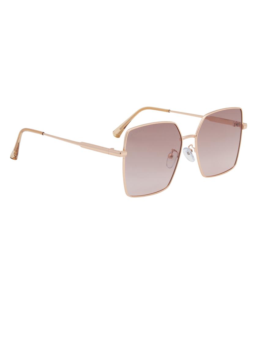 ted smith iconic square polarized black sunglasses for mens womens - 21613111 - Standard Image - 3
