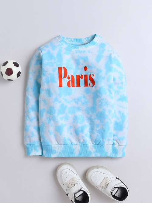 boys tie & dye typographic sweatshirts - 21613142 -  Standard Image - 0