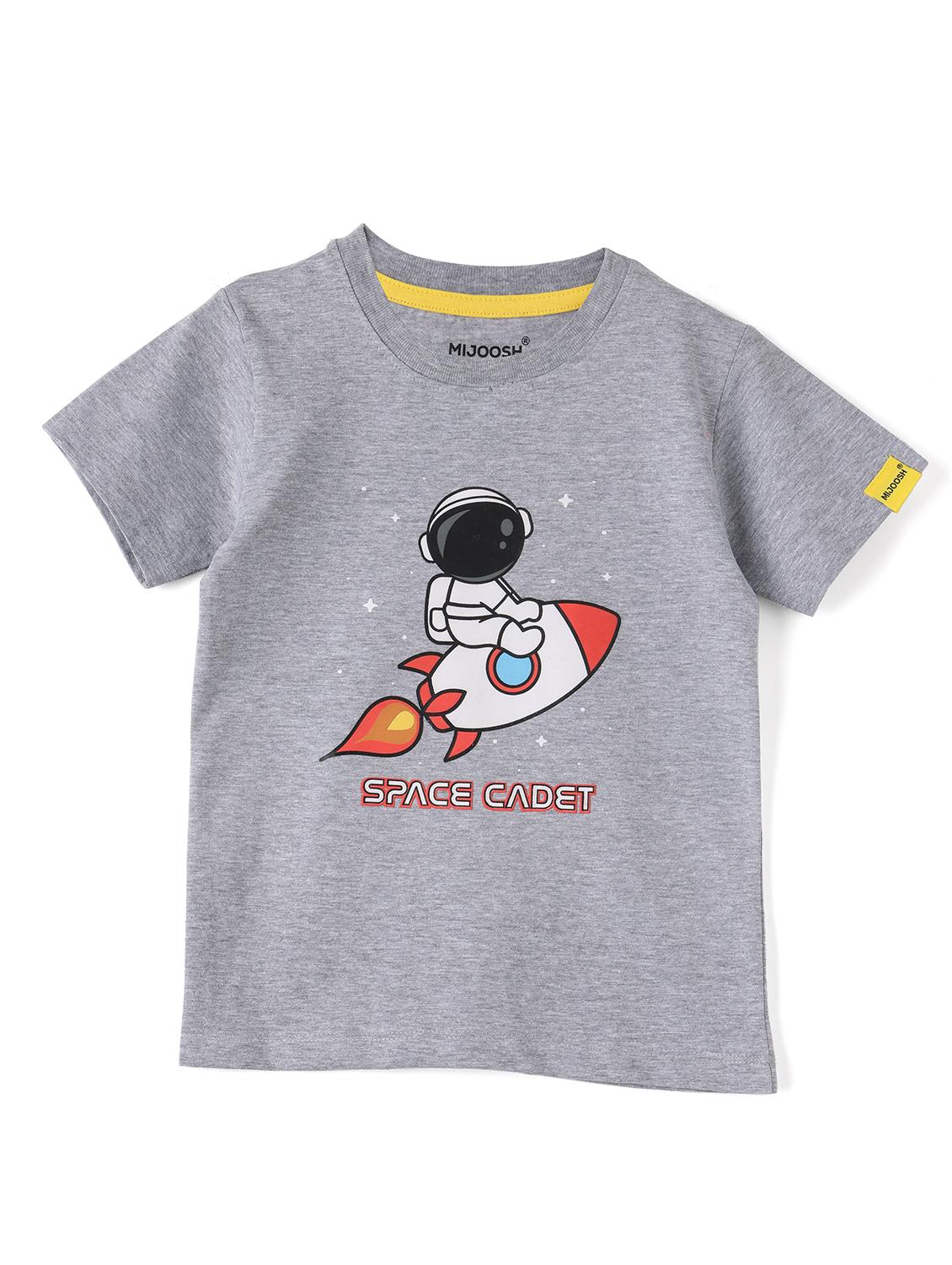 kids front print cotton t-shirt - 21613267 - Zoom Image - 0