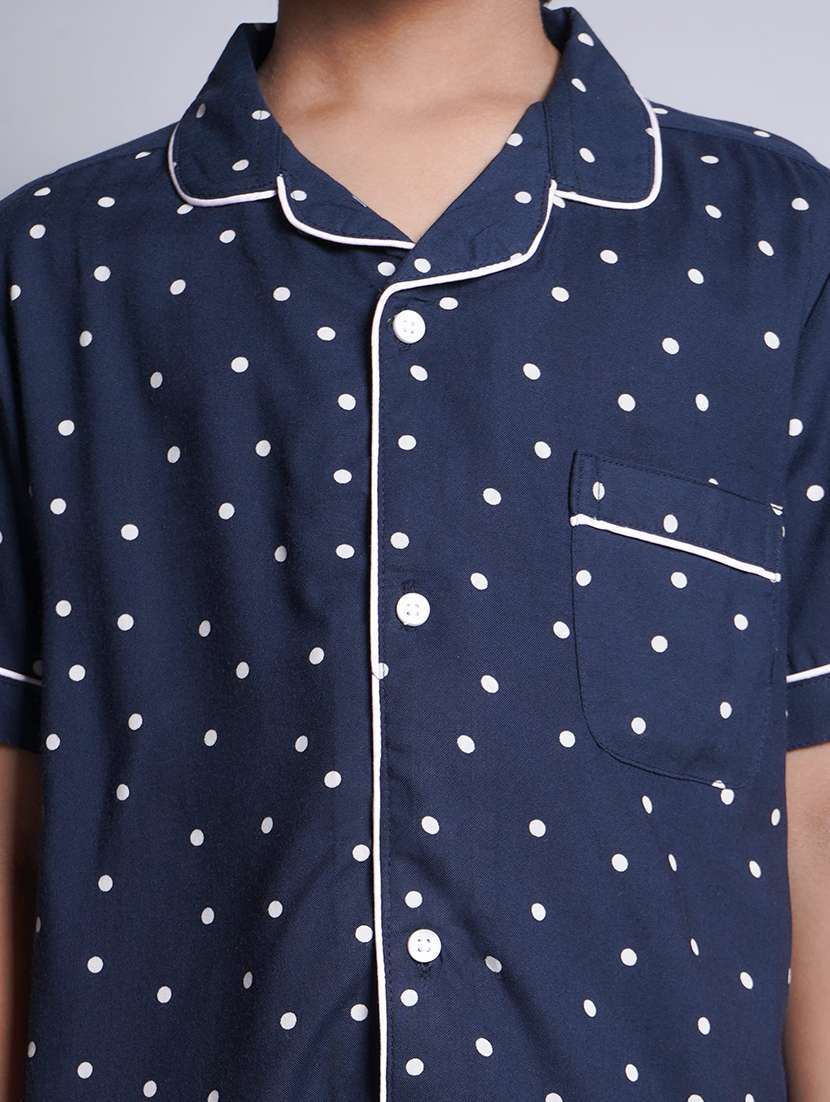 boys printed shorts nightwear set - 21613304 -  Standard Image - 5