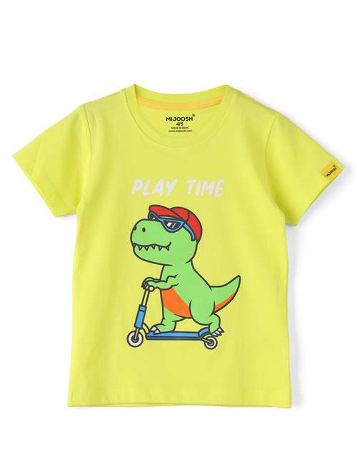 boys front print short sleeve t-shirt - 21613334 -  Standard Image - 0