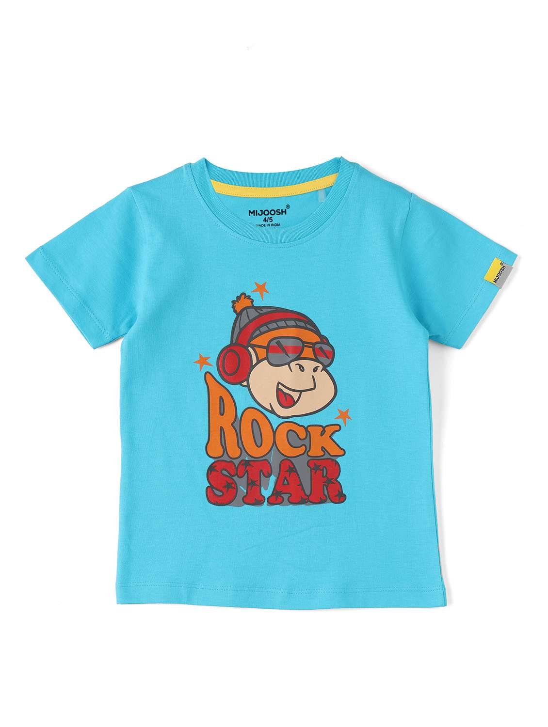 boys front print short sleeve t-shirt