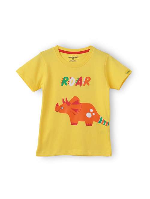 boys front print short sleeve t-shirt - 21613348 -  Standard Image - 0