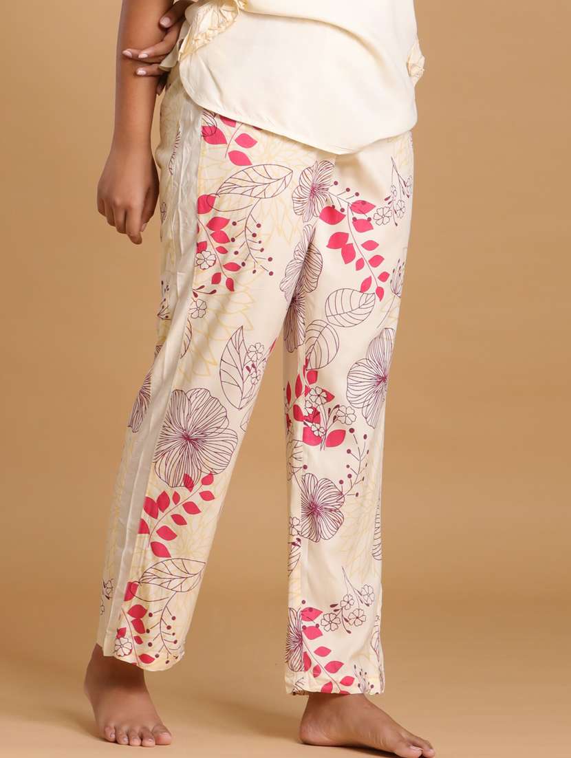 women white printed nightwear set - 21613471 -  Standard Image - 3