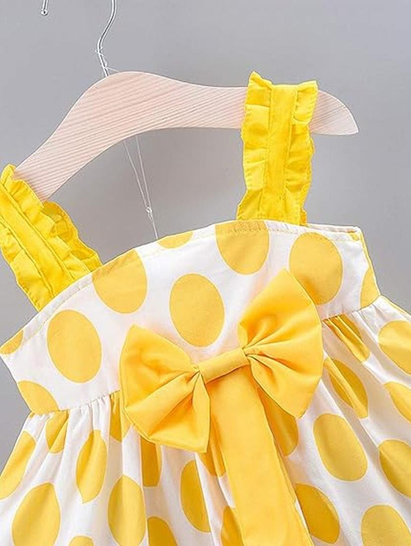 girls printed sleeveless frock - 21613547 - Standard Image - 3