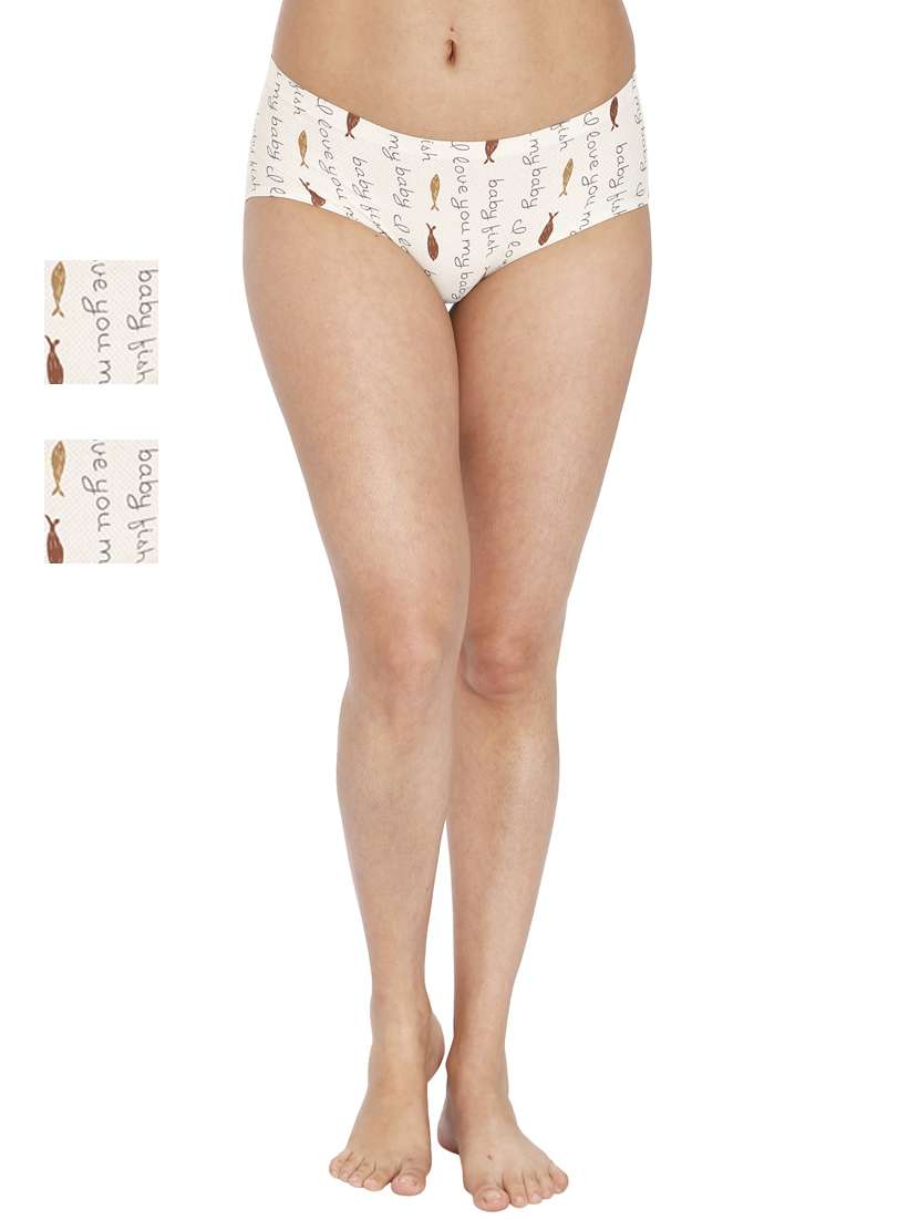 women printed full coverage panty combo