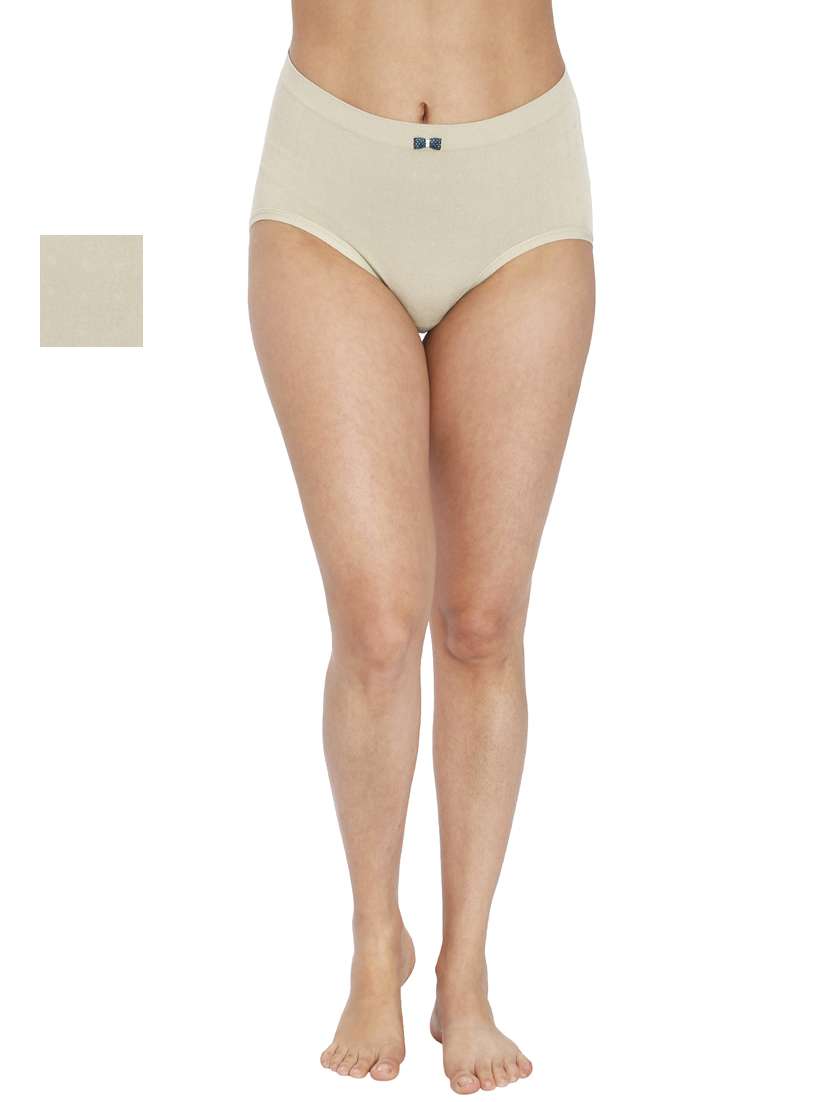 women solid bow detailed full coverage panty combo