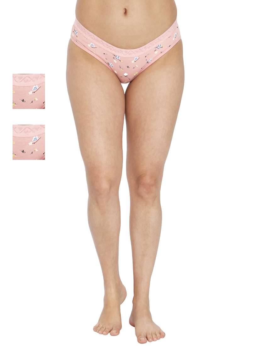 women printed full coverage panty combo