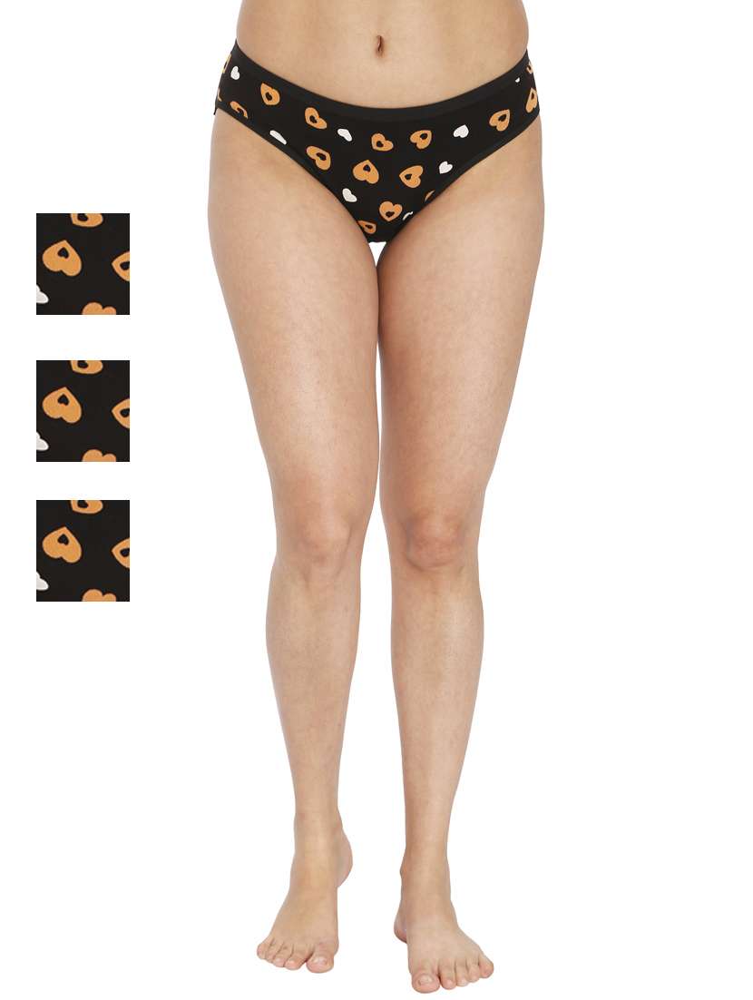 women printed full coverage panty combo