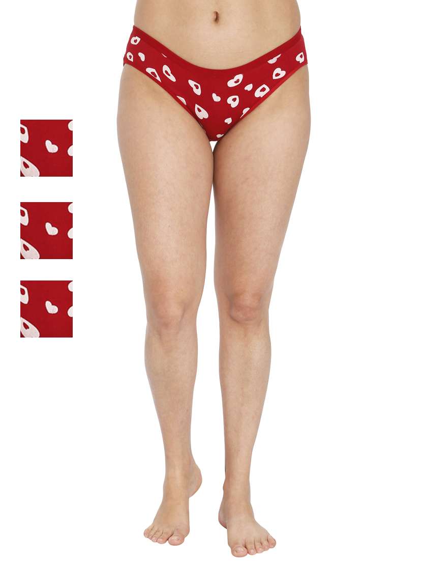 women printed full coverage panty combo