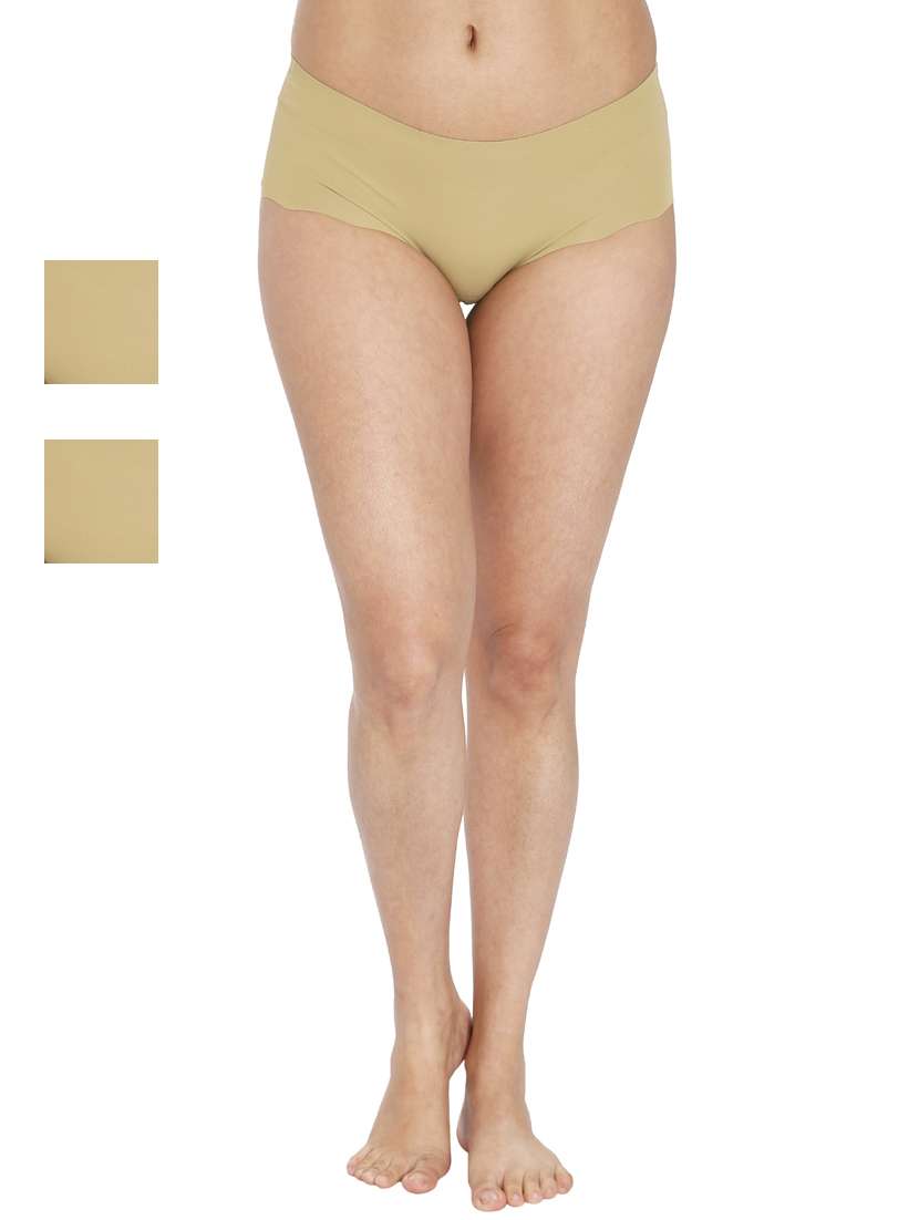 women solid full coverage panty combo