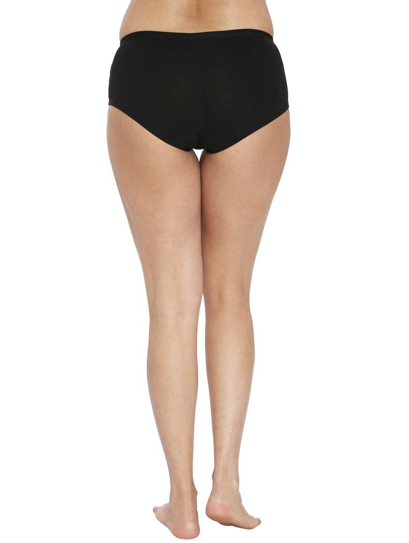 black cotton hipster panty - 21613748 -  Standard Image - 3